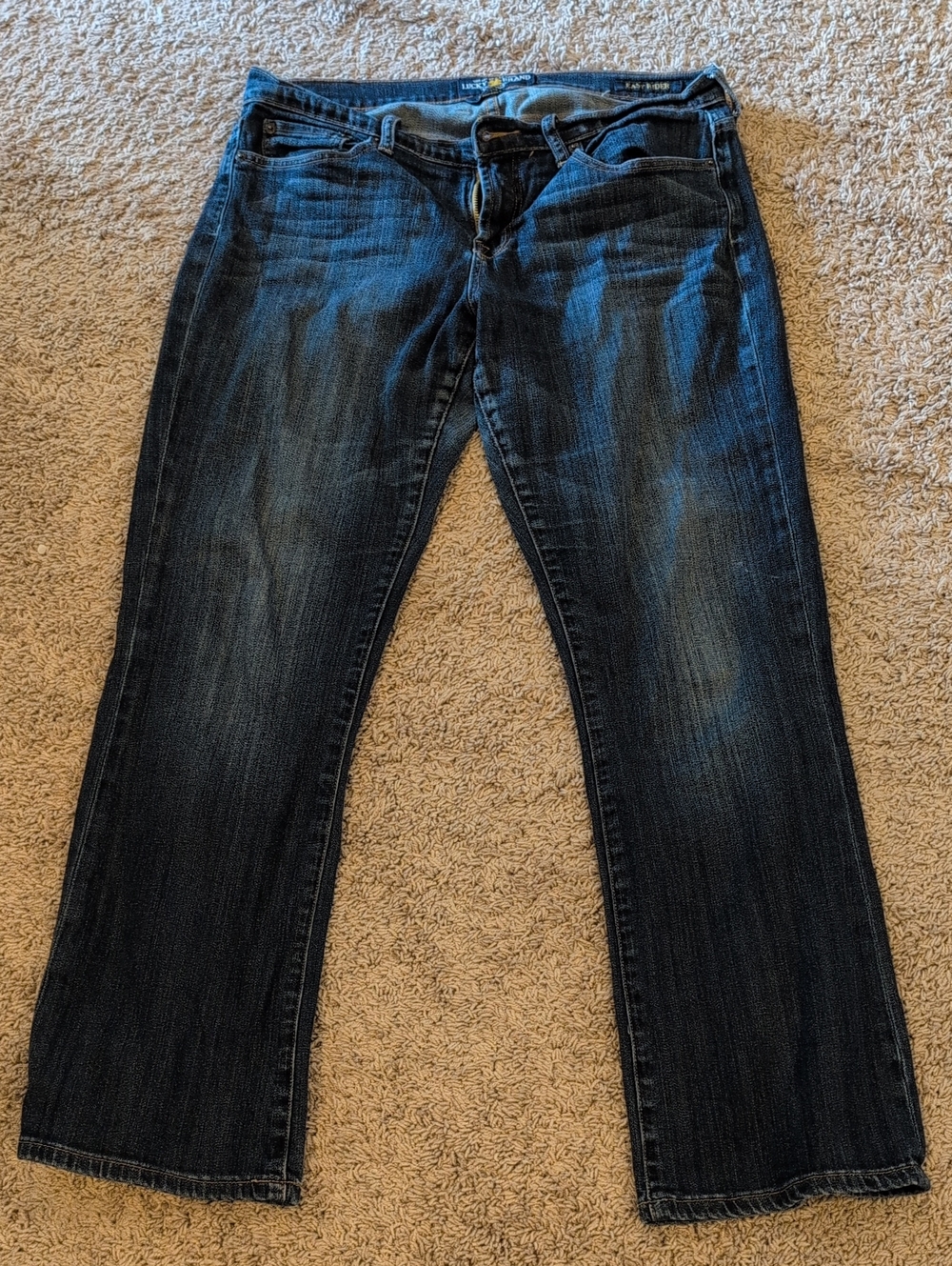 Dark Wash Straight Leg Jeans